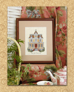 “Cape Victoria” Collection - Pattern #,s XS30, XS31, XS32, & XS33 - There are several styles of architecture commonly referred to as “Victorian.” One of my favorites is the Second Empire style, which was popular between 1855-1885. This French-inspired style has the Mansard (concave and/or convex) roofline, decorative slate roof tiles, cast-iron crests along the roof ridge, and a cast-iron finial topping off the tower roof. All these elements blend into a delicious concoction! 