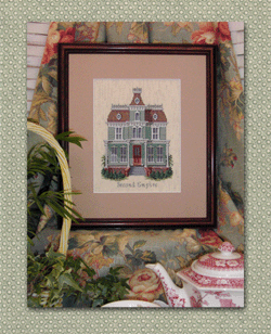 “Cape Victoria” Collection - Pattern #,s XS30, XS31, XS32, & XS33 - There are several styles of architecture commonly referred to as “Victorian.” One of my favorites is the Second Empire style, which was popular between 1855-1885. This French-inspired style has the Mansard (concave and/or convex) roofline, decorative slate roof tiles, cast-iron crests along the roof ridge, and a cast-iron finial topping off the tower roof. All these elements blend into a delicious concoction! 